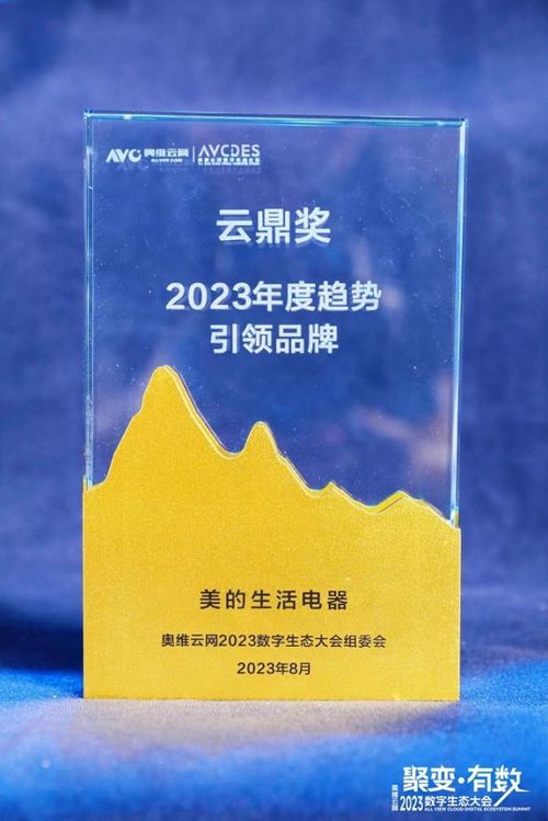 美的小家電榮膺2023奧維云網(wǎng)云鼎獎，悅云科技驅(qū)動生活家電領域再創(chuàng)新高